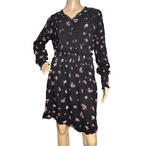 American Rag floral long sleeve dress, NWT medium